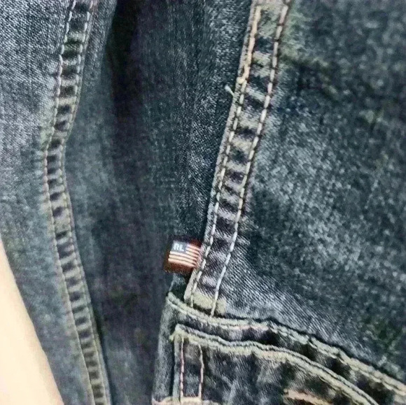 Customized Jean Denim Frida Kahlo Jacket Small Polo Jeans Ralph Lauren Vintage - Picture 5 of 5